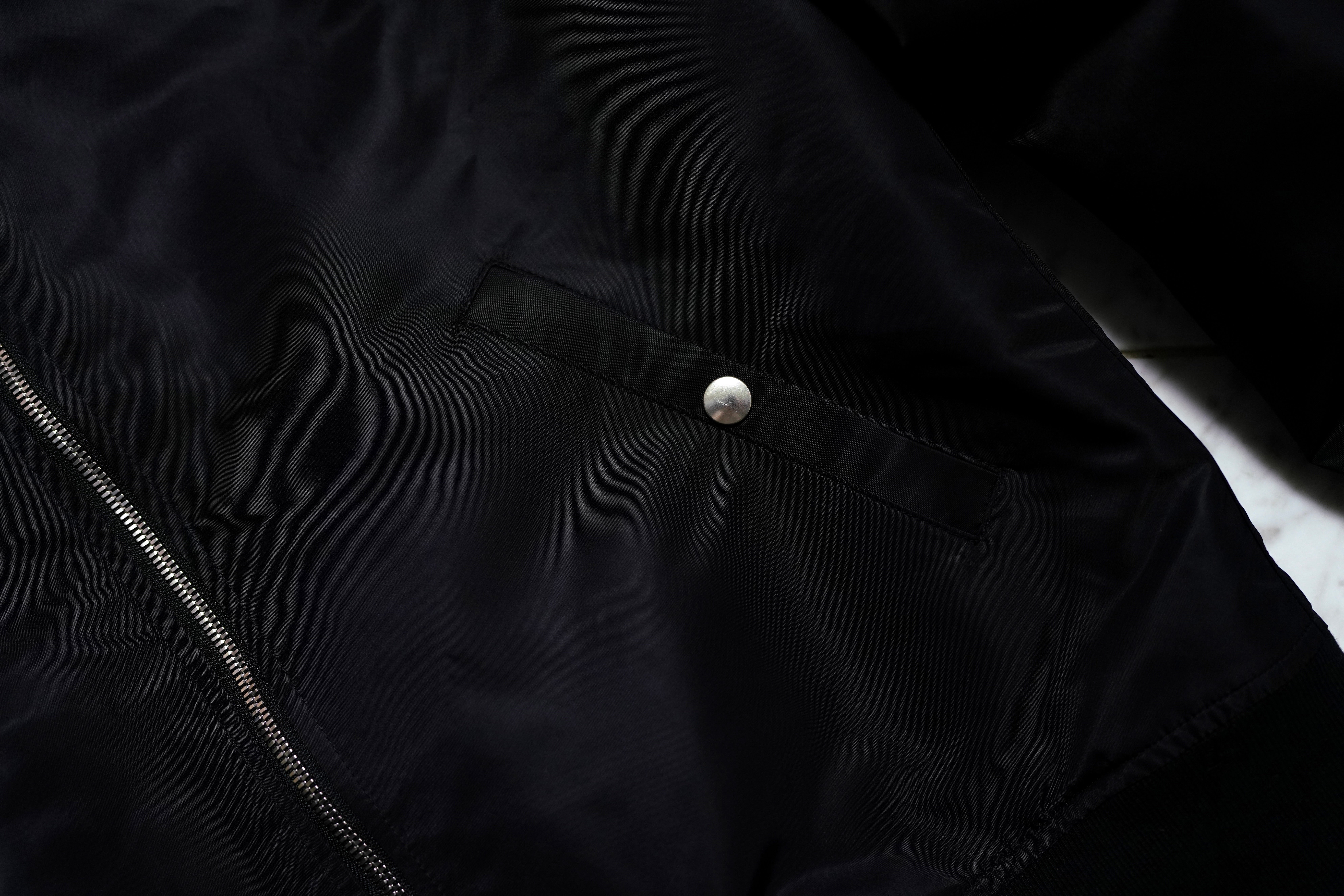 半金 Maude black 66nylon gabardine by Algernon | SHINYA