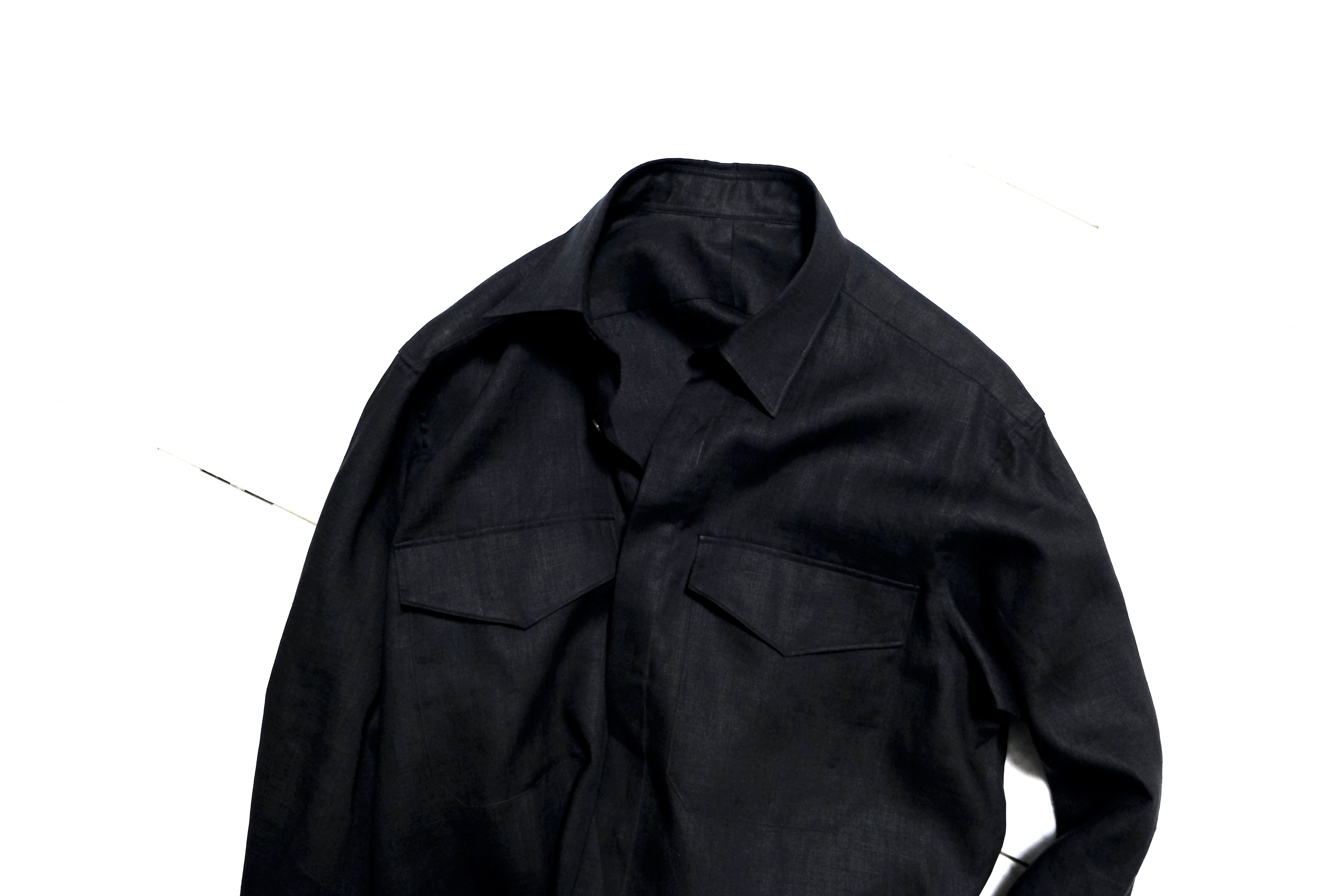 Bodewig black lenis linen | SHINYA