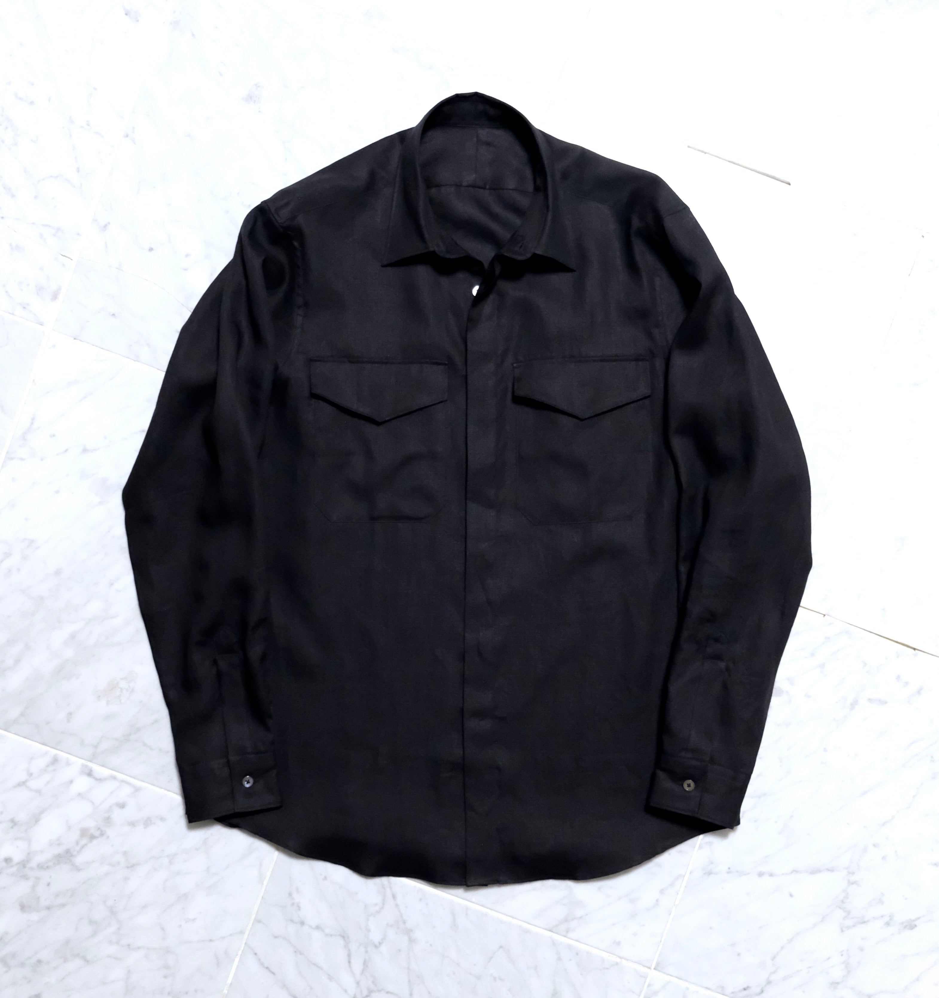 shinya Bodewig black lenis linen サイズ1 Bodewig black lenis linen | SHINYA