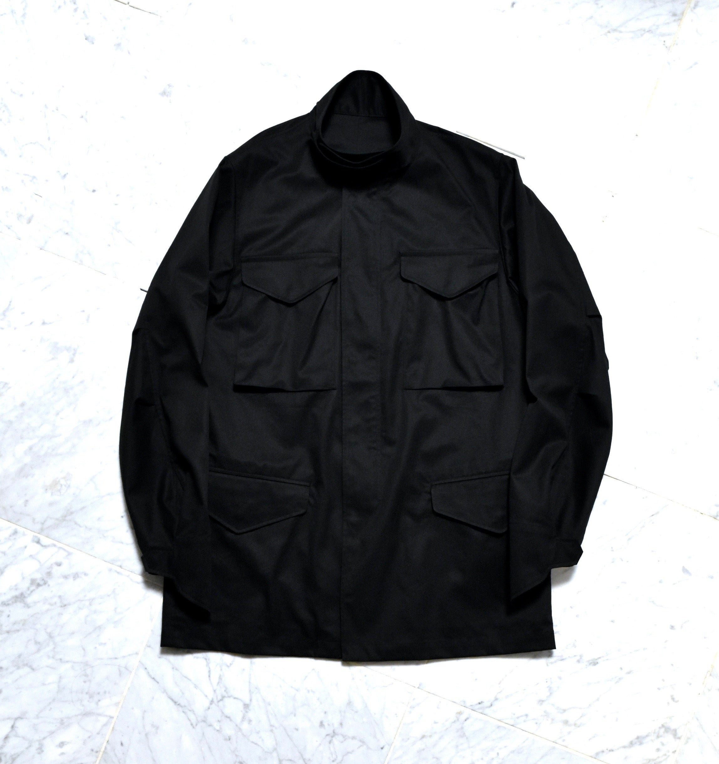 Abigail black milda gabardine | SHINYA