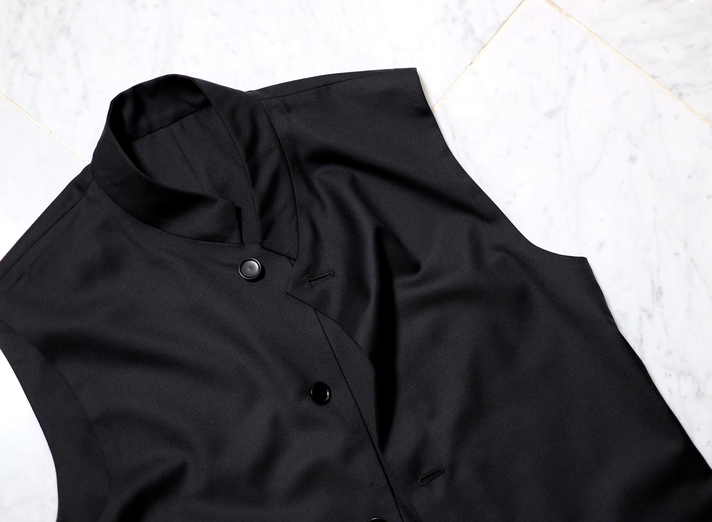 トップス shinyaofficial Lacus blackwoolsilkserge Lacus black wool silk serge | SHINYA
