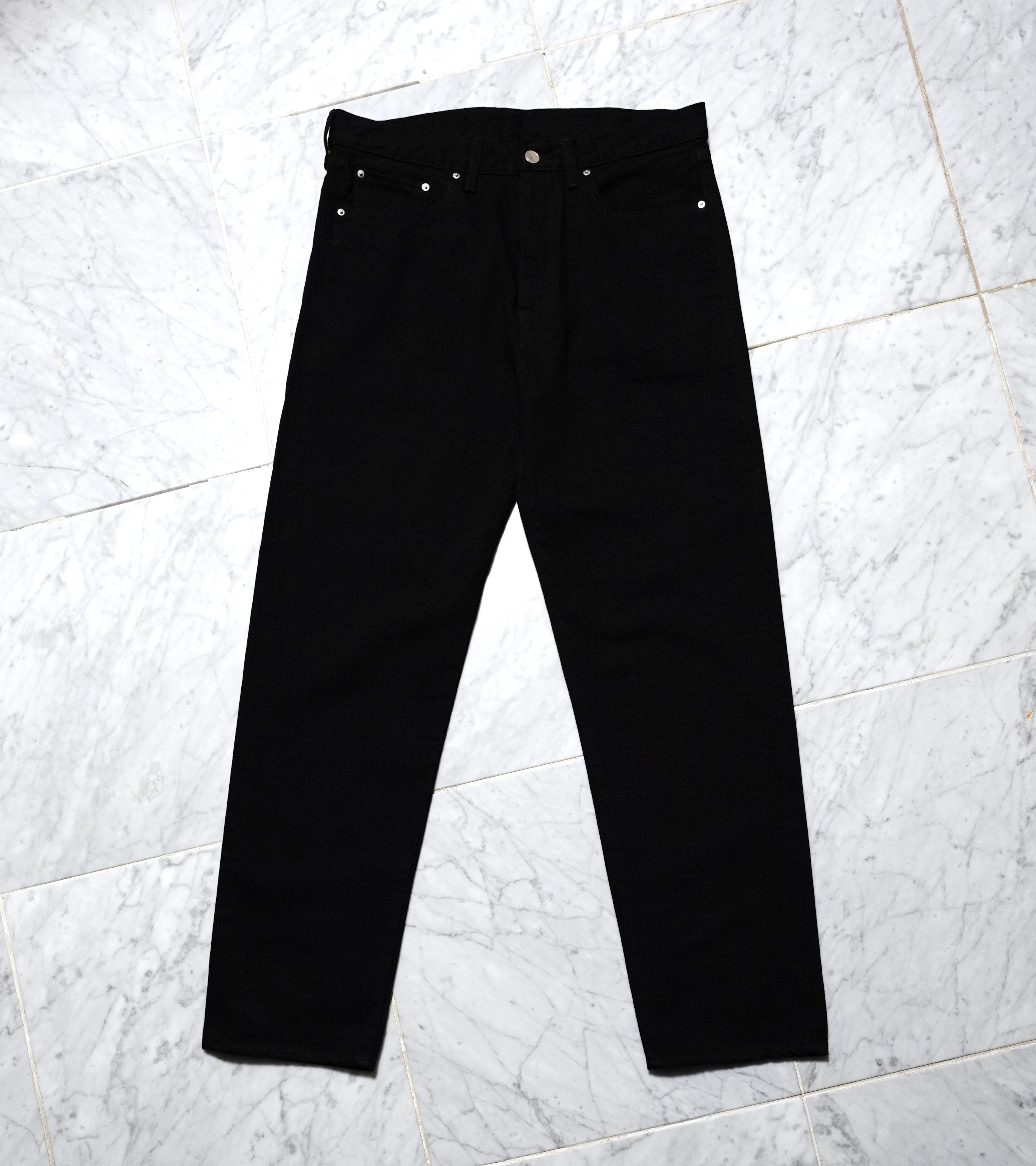 Makishima black lenis linen by Algernon Makishima lenis linen Asym