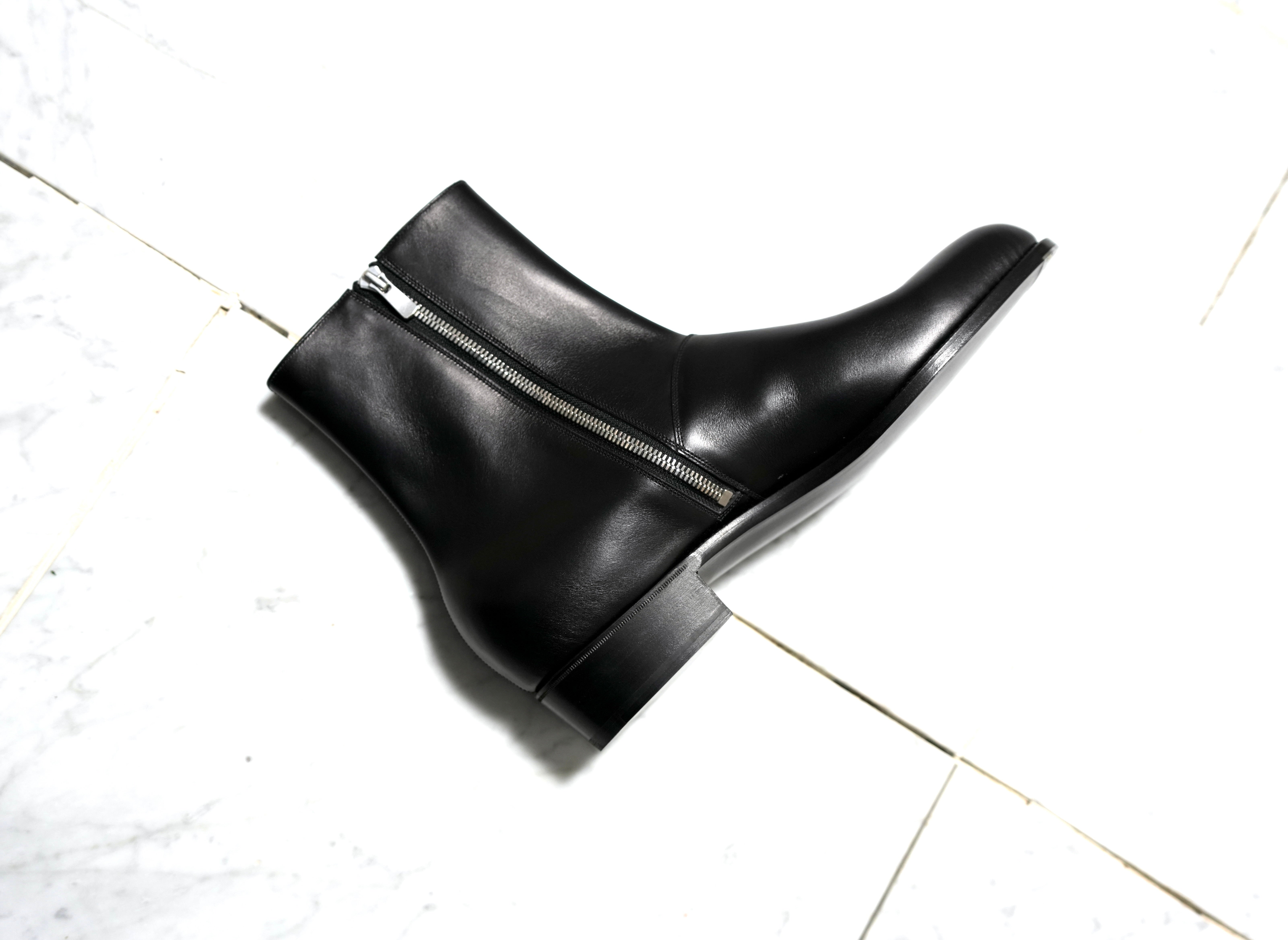 靴 SHINYA Nove black diddos leather SHOES | SHINYA