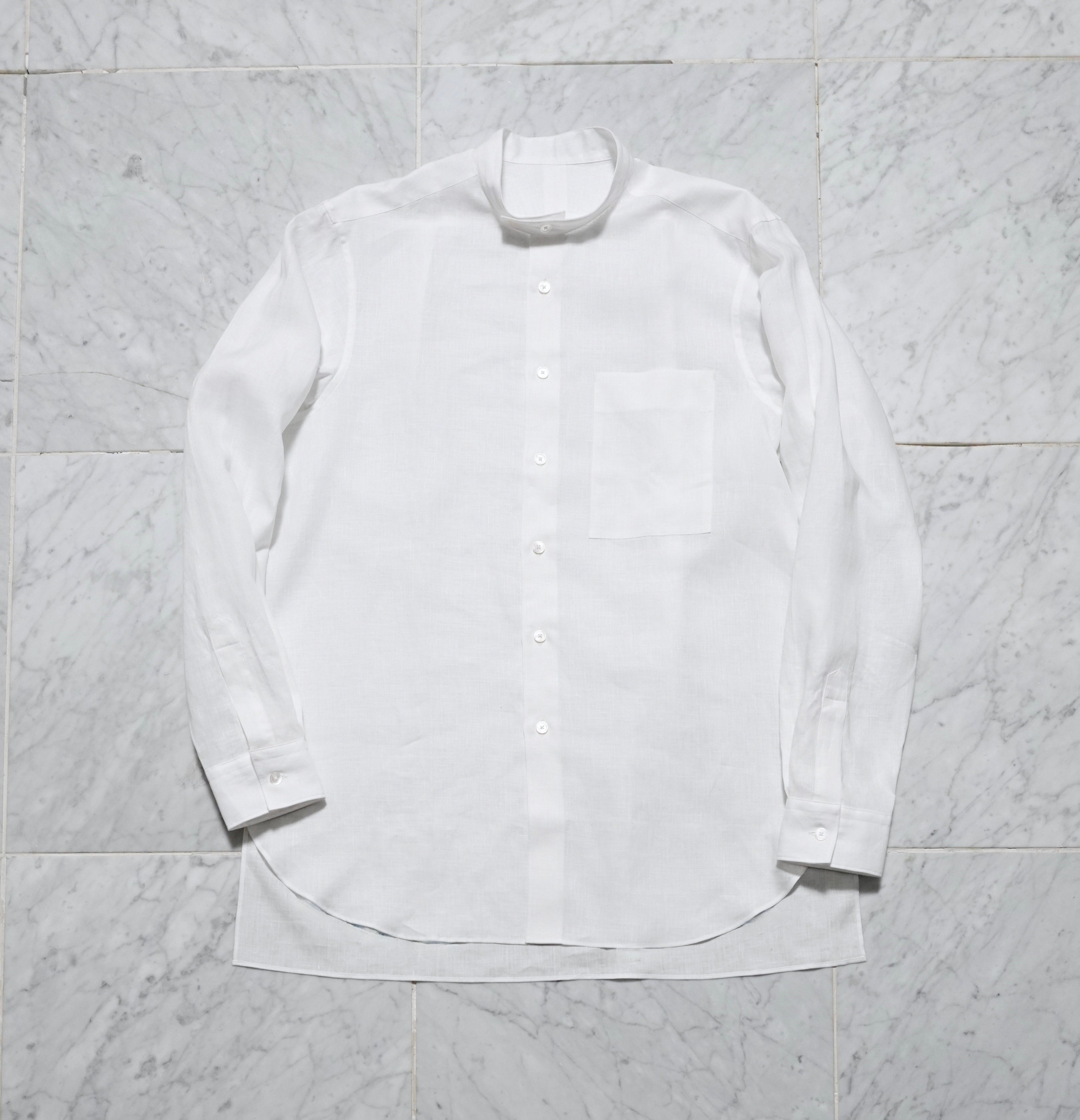 Astolfo white lenis linen | SHINYA
