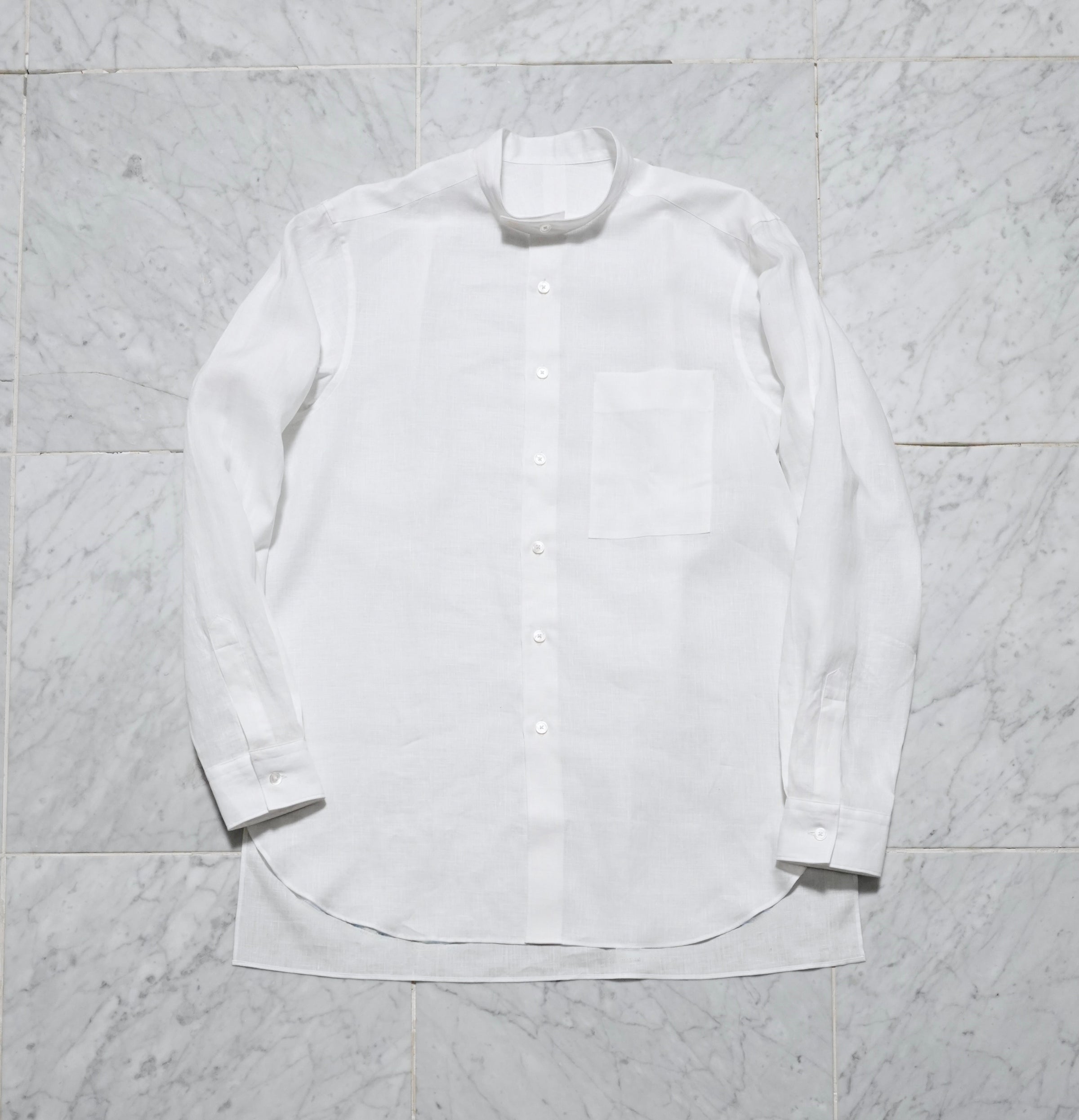 Astolfo white lenis linen | SHINYA