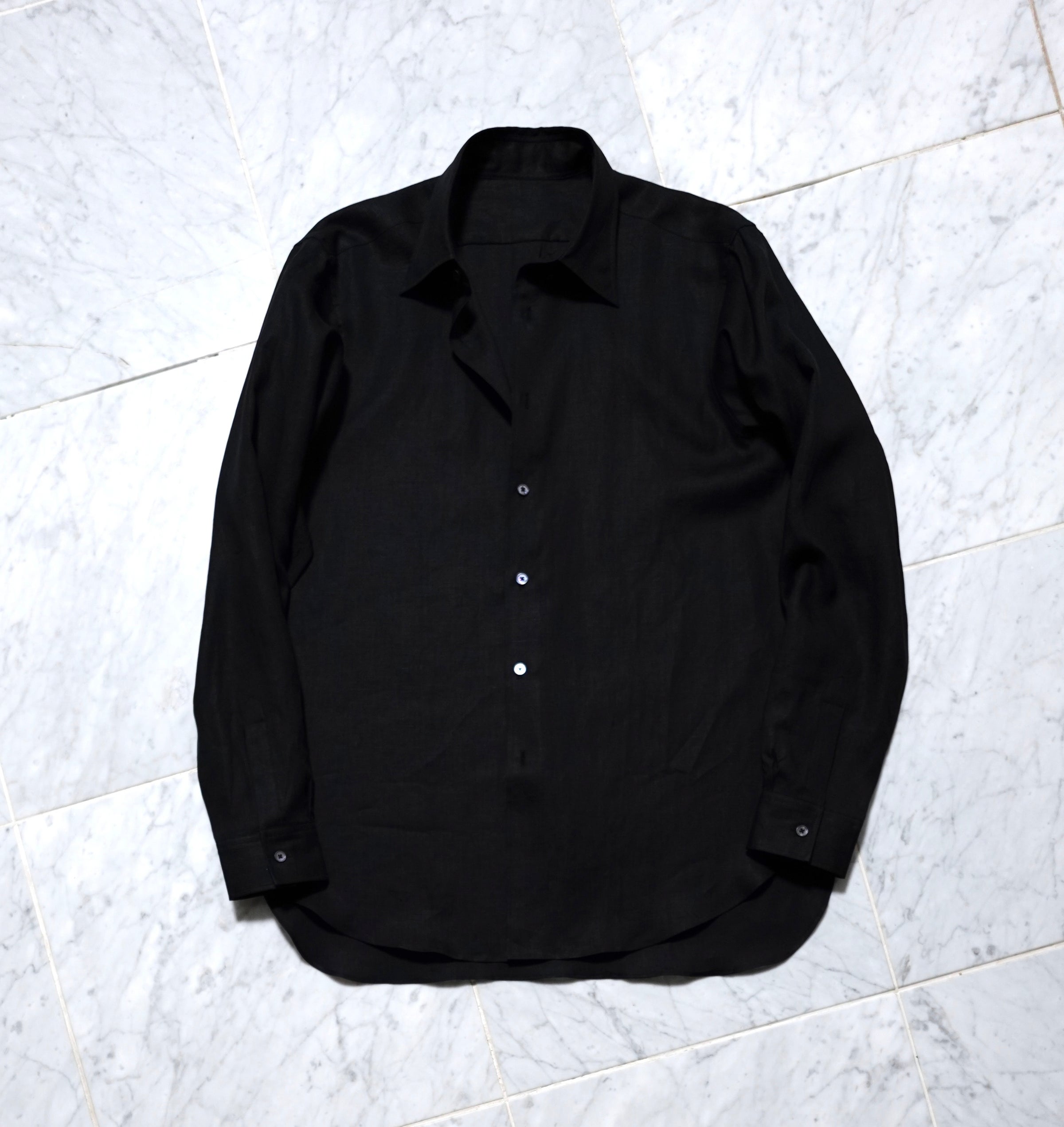 Aimée black lenis linen 完売品 Aimée black lenis linen | SHINYA