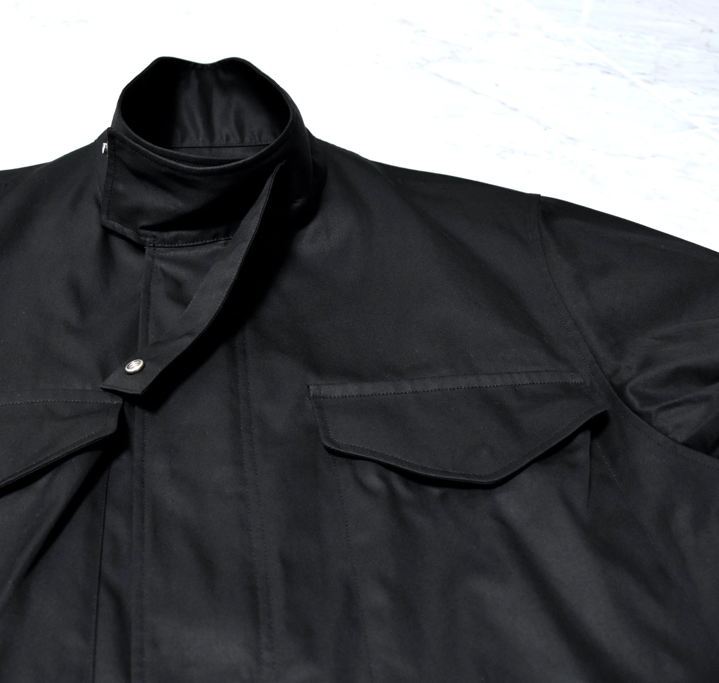 Abigail black milda gabardine | SHINYA