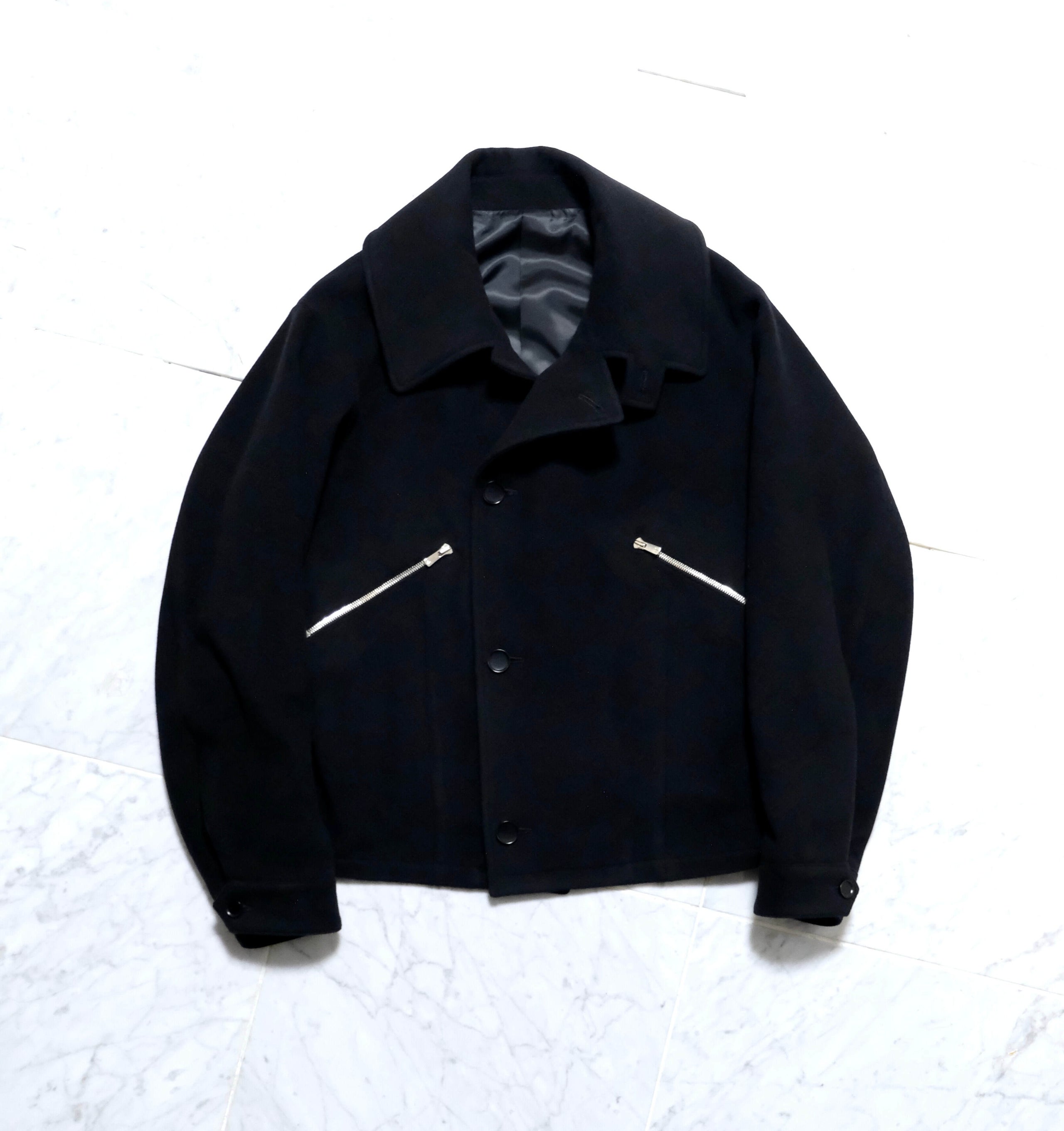k*s様 shinya Zenovia lambs wool melton Zenovia black lambs wool melton | SHINYA