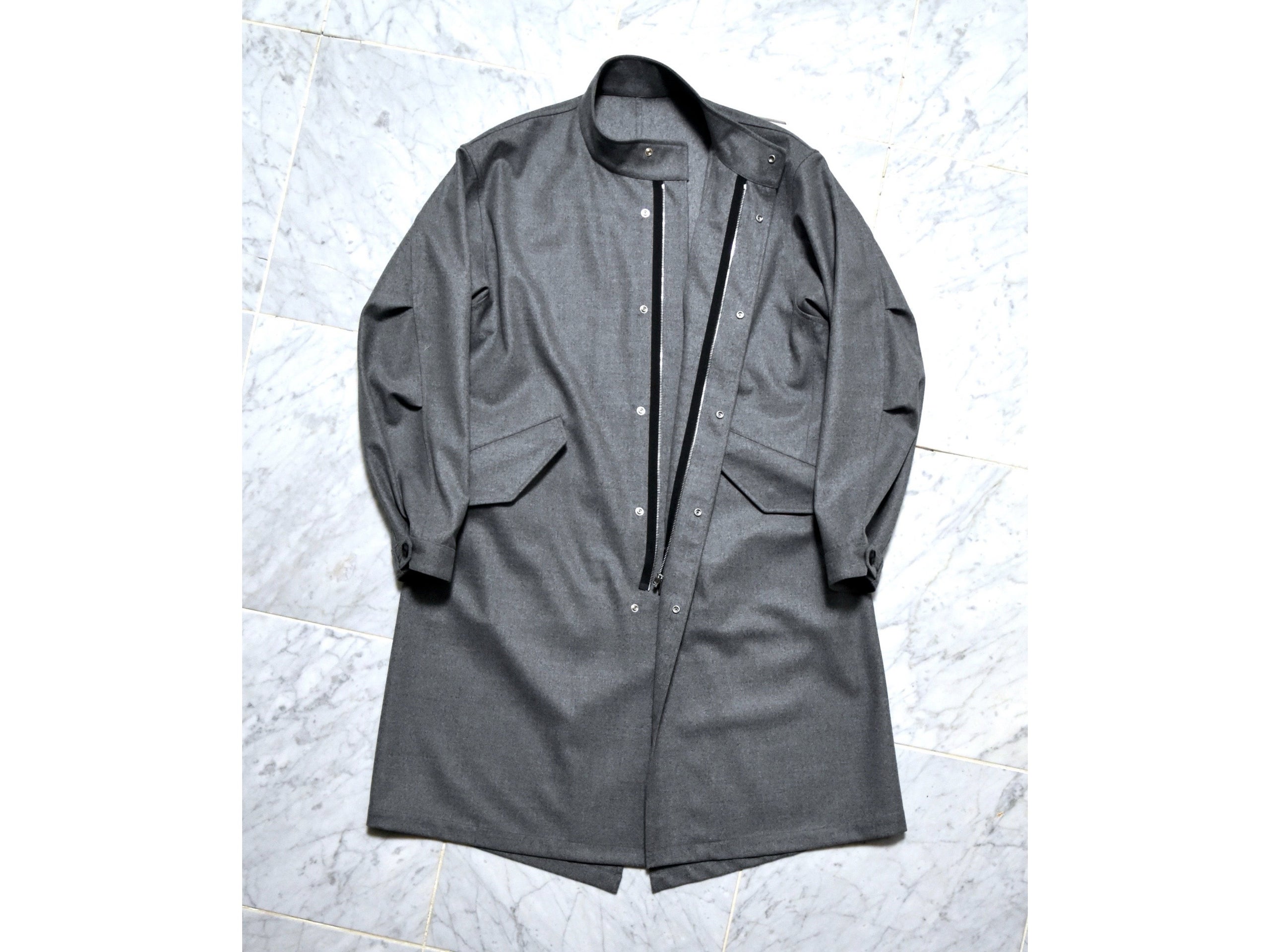 shinya official motoko 65 サイズ2 Motoko gray testudo flano | SHINYA